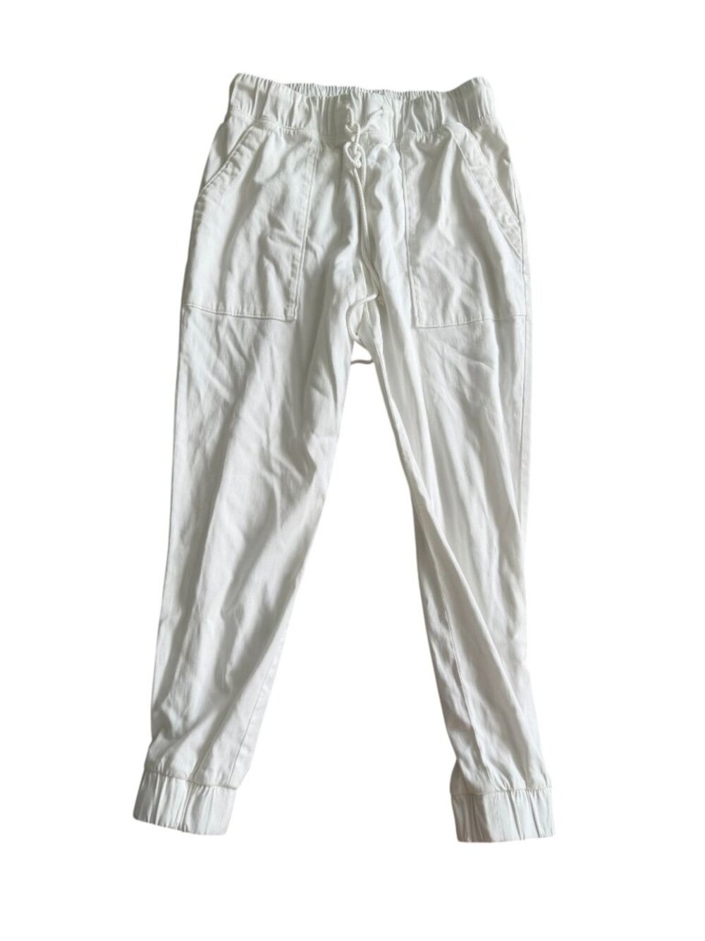 BELLA DAHL White Joggers Pants Size Small Womens